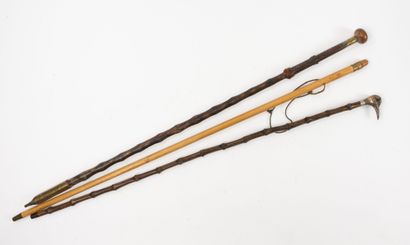 Three rods:
- one Makila.
Wooden shaft, finished...