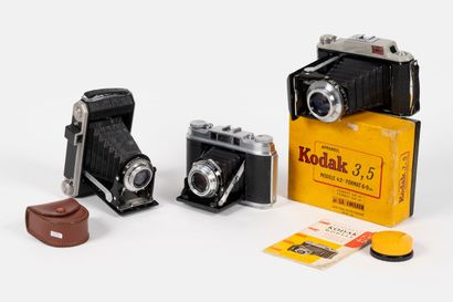 Set of TEN miscellaneous cameras, including...