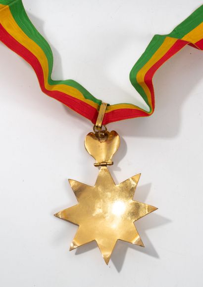 ETHIOPIA
Order of the Star.
Commander's jewel...