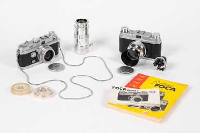 Ensemble de DEUX appareils photographiques...