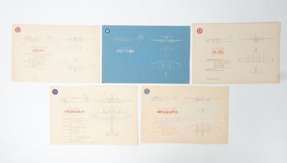 Jean NOËL (1926)
Five English aircraft including...