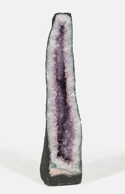 BRAZIL
Large stretched geode lined with amethyst...