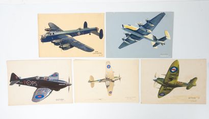 Jean NOËL
Five English aircraft including...
