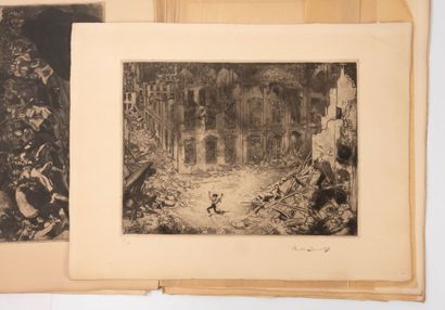 André DEVAMBEZ (1867-1944)
Twelve etchings,...