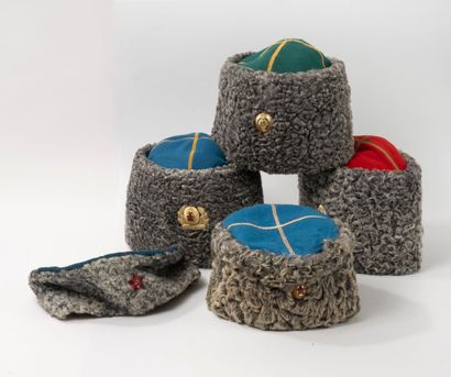 U.S.S.R., late 20th century
Set of five Cossack...