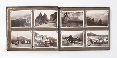Fort lot de photographies de voyages, d'études...