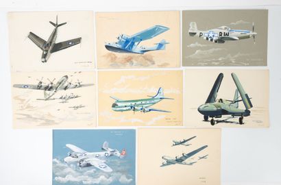 Jean NOËL
Eight American aircraft including...