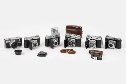 Ensemble de SIX appareils photographiques...