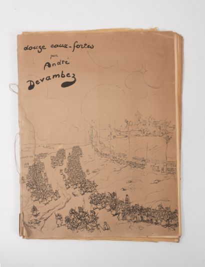 André DEVAMBEZ (1867-1944)
Twelve etchings,...