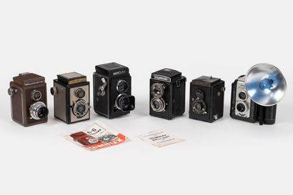 Set of SIX miscellaneous bi-lens cameras:
-...