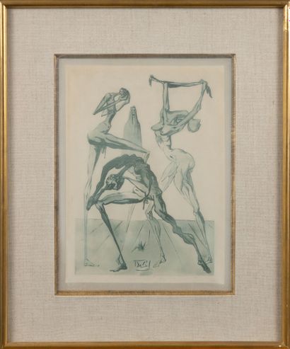 D'après Salvador DALI (1904-1989)
Quatre...