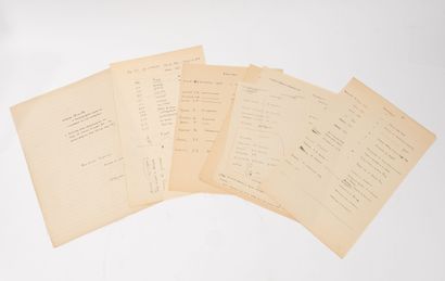 BENOIT, Pierre
Ensemble de manuscrits contenant...