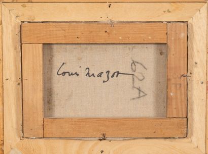 Louis MAZOT (1919-1994)
Brioche et verre...