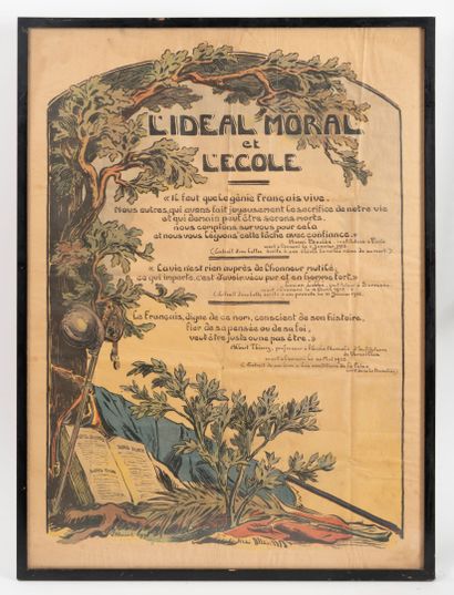 Victor PROUVÉ (1858-1943)
Poster of the moral...