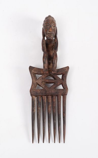 Statue de style Baoulé.
Côte d'Ivoire.
H....