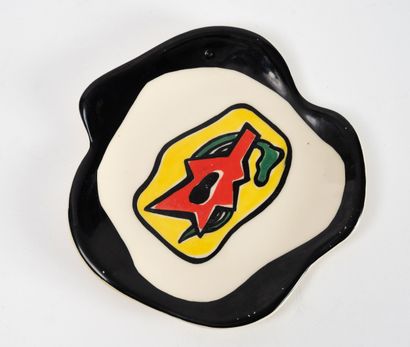Roland BRICE (1911-1989) & Ateliers BRICE
Assiette,...