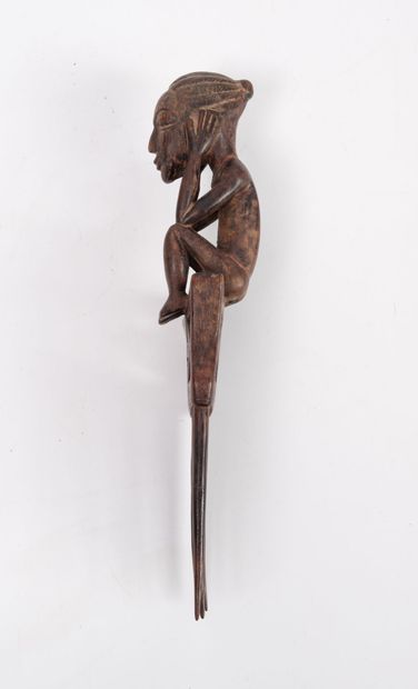 Statue de style Baoulé.
Côte d'Ivoire.
H....