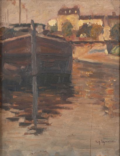 Auguste Louis LEYMARIE (1880-1958)
Barge...