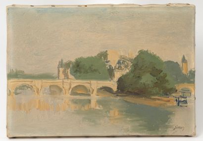 Jacques SIMON (1875-1965)
Paris, the Seine...