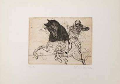 WEISBUCH, (Claude)
Le cheval, le peintre...