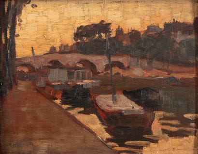 Auguste Louis LEYMARIE (1880-1958)
Pont Marie...