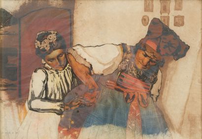 Auguste Théodore DESCH (1877-1924)
Two women...