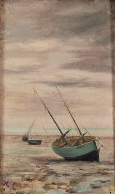 20th century school
Fishing boats at low...