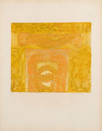 Kenji YOSHIDA (1924-2009)
Portail d'un chateur,...