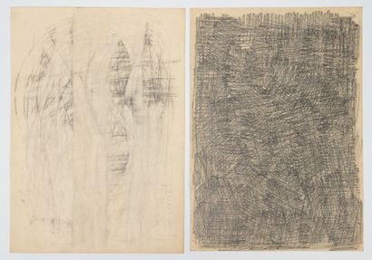 Attribué à Alain CLEMENT (1941)
Sans titre.
Fusain...