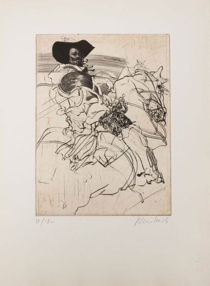 WEISBUCH, (Claude)
Le cheval, le peintre...