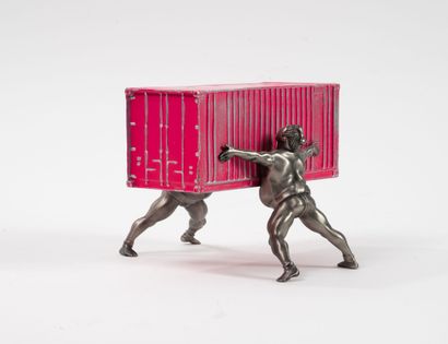 David MACH (1956) 
It Takes two, 2013.
Épreuve...