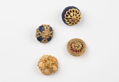 attributed to CHANEL, Paris
Four polychrome...