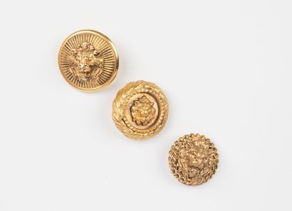 attributed to CHANEL, Paris
Three gilt-metal...