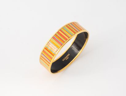 HERMES Paris
Bracelet jonc en métal doré...
