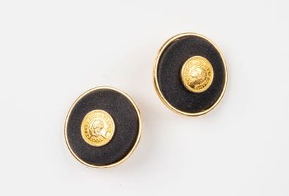 attributed to CHANEL, Paris
Two gilt-metal...
