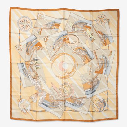 HERMES, Paris
Carré en twill de soie imprimé...