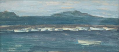 Agathe VAITO (1928-1973)
Paysage, 1962.
Gouache...