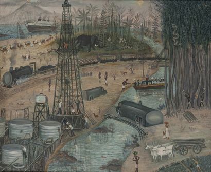 Jean RAFFY LE PERSAN (1920-2008)
L'usine...