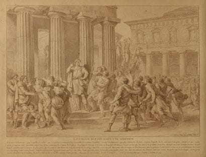 D'après Charles-Nicolas II COCHIN (1715-1790)
Licurgue...