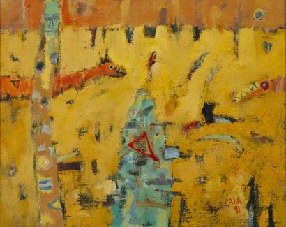 Dariusz PALA (1967) 
Sans titre, 1991. 
Huile...