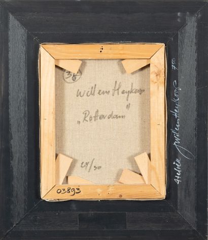 Willem HEIJKOOP (1942)
Rotterdam.
Huile sur...
