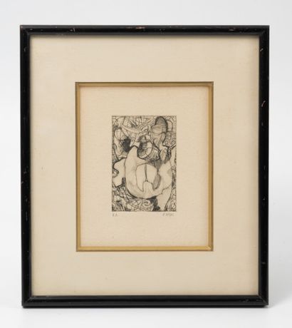 François RIGHI (1946)
Le Maître et l'Etudiant.
Encre,...