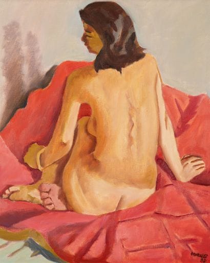 Marcel GONZALEZ (1928-2001)
Nu féminin, 1987.
Huile...