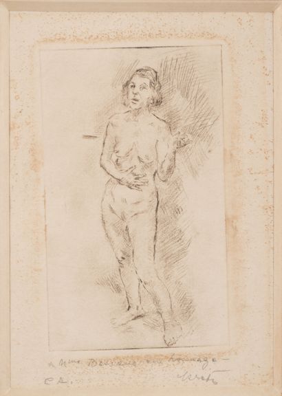 Léopold KRETZ (1907-1990)
Nu féminin.
Eau-forte...