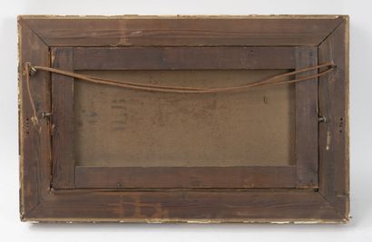 École du XIXème siècle
Barques sur la plage.
Huile...