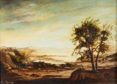 École du XXème siècle
Paysage enneigé ou...