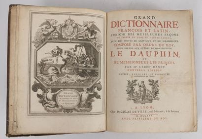 Grand dictionnaire Francois et Latin, enrichi...