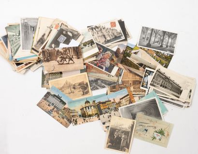 DIVERS PAYS, XXème siècle
Lot de cartes postales...