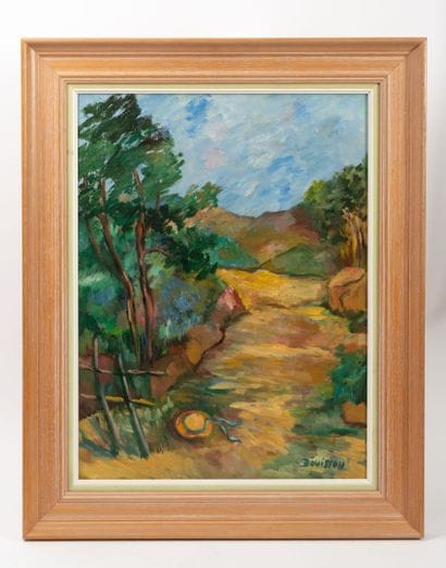 Marcel BOUISSOU (1916-2007)
Chapeau de paille...