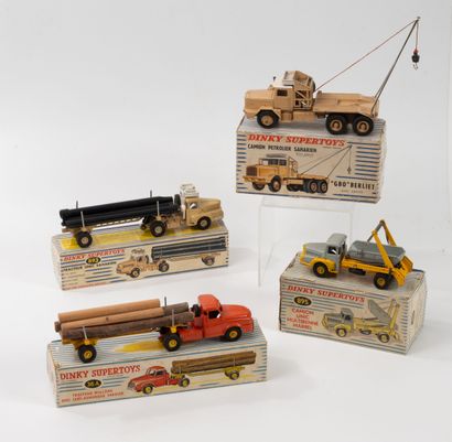 DINKY SUPERTOYS MADE IN FRANCE Lot including:...